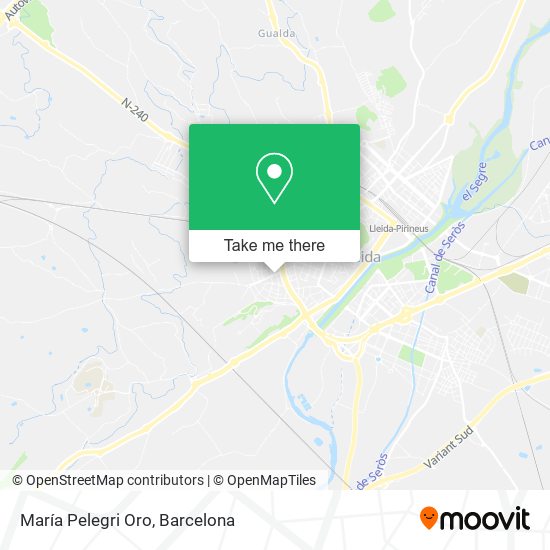 María Pelegri Oro map