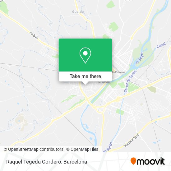 Raquel Tegeda Cordero map