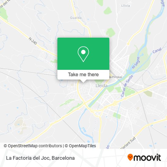 La Factoría del Joc map
