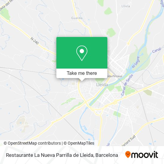Restaurante La Nueva Parrilla de Lleida map