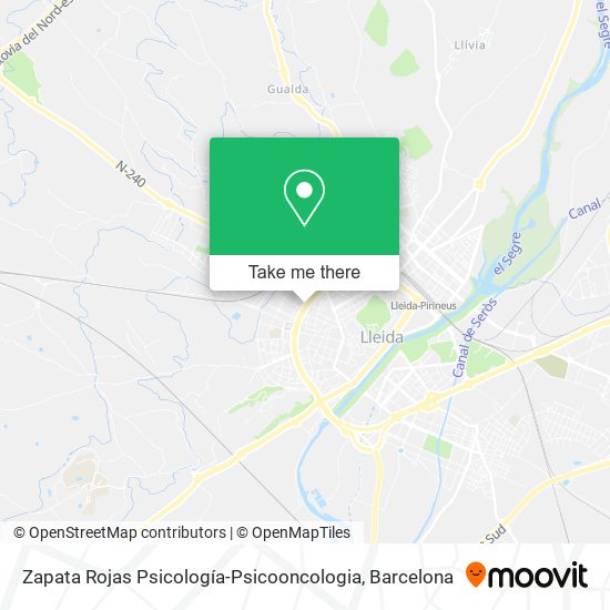 Zapata Rojas Psicología-Psicooncologia map