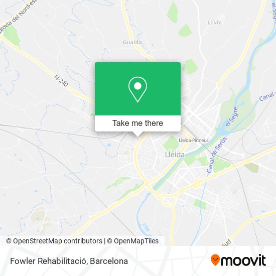Fowler Rehabilitació map