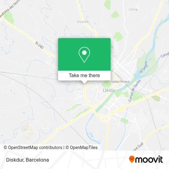 Diskdur map