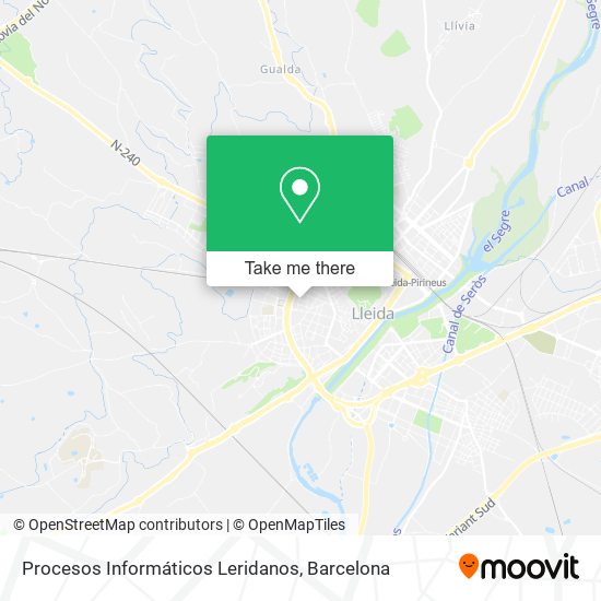Procesos Informáticos Leridanos map