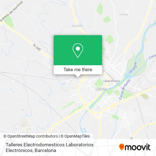 Talleres Electrodomesticos Laboratorios Electrónicos map