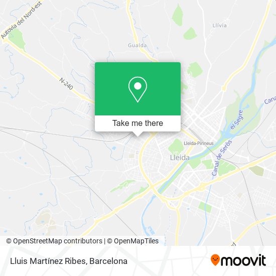 Lluis Martínez Ribes map