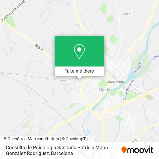 Consulta de Psicología Sanitaria Patricia María González Rodríguez map