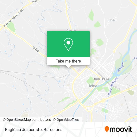 Esglèsia Jesucristo map