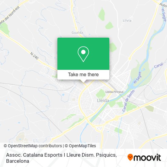 Assoc. Catalana Esports I Lleure Dism. Psiquics map
