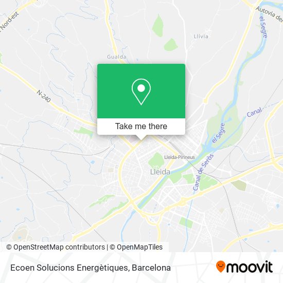 Ecoen Solucions Energètiques map