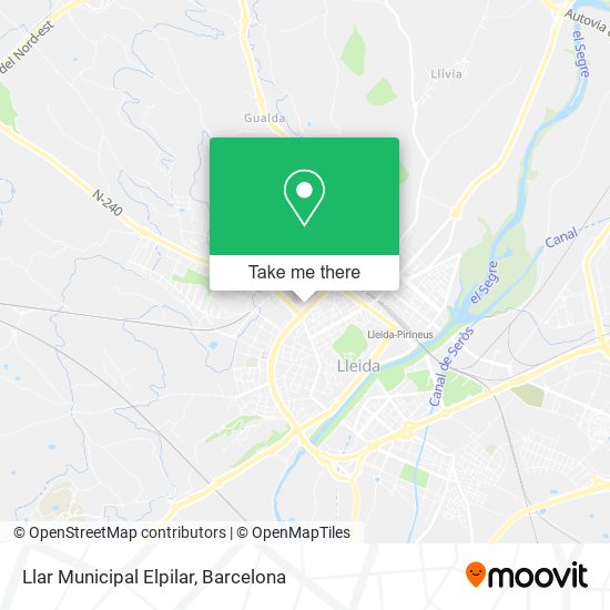 Llar Municipal Elpilar map