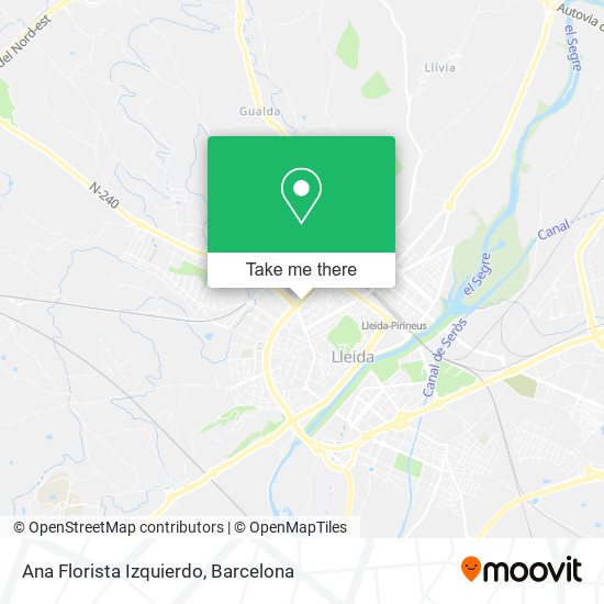 Ana Florista Izquierdo map