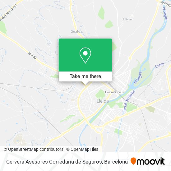 Cervera Asesores Correduría de Seguros map