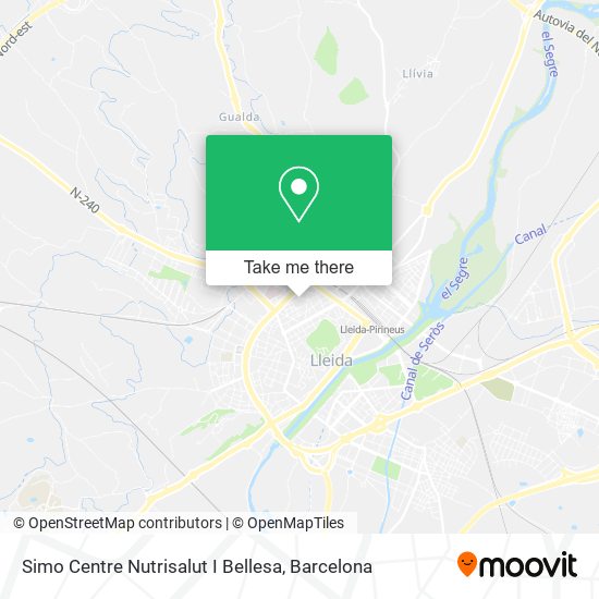 Simo Centre Nutrisalut I Bellesa map
