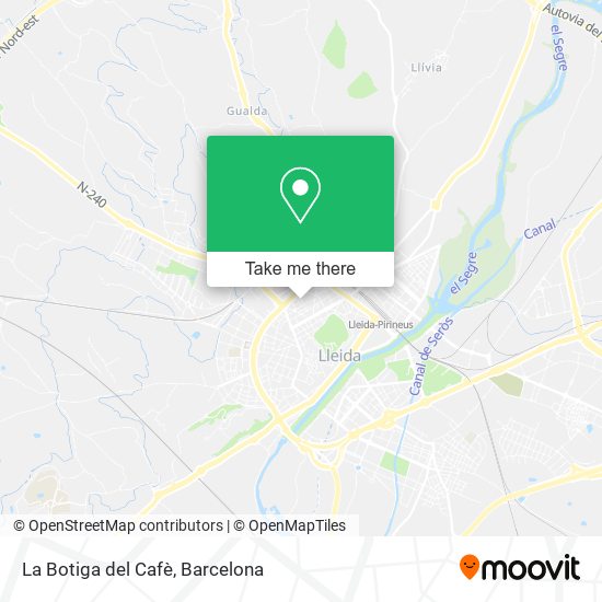 La Botiga del Cafè map