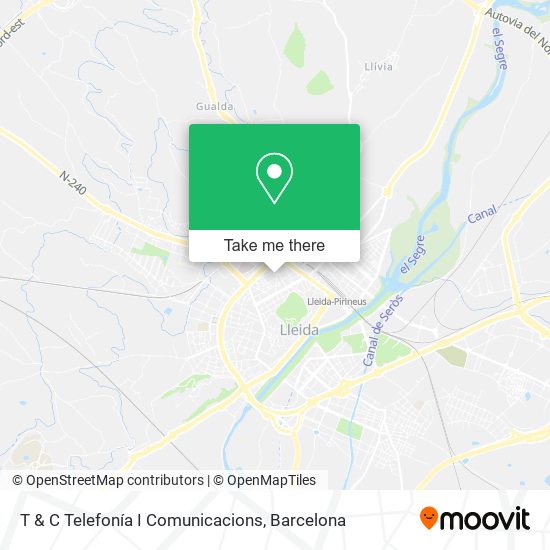 T & C Telefonía I Comunicacions map