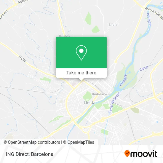 ING Direct map