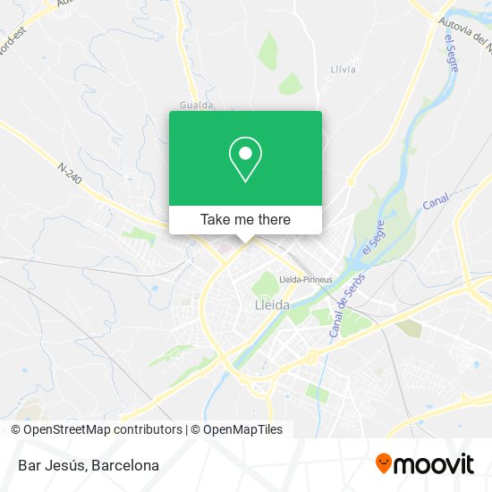 Bar Jesús map