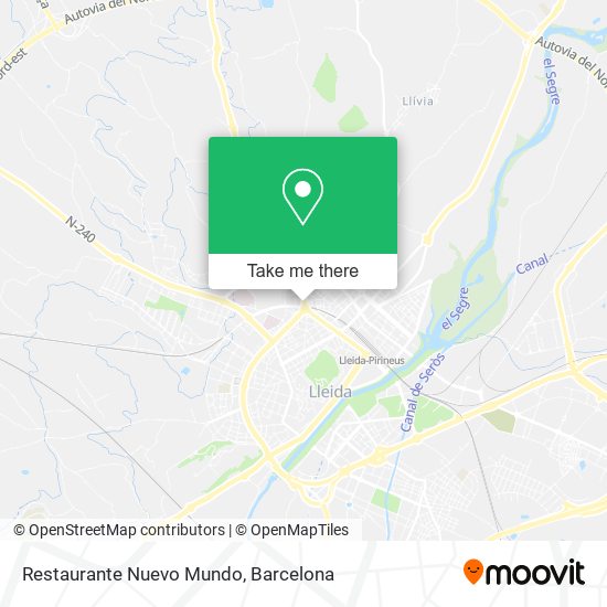 Restaurante Nuevo Mundo map