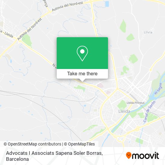 Advocats I Associats Sapena Soler Borras map