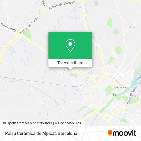 Palau Ceramica de Alpicat map