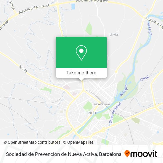 Sociedad de Prevención de Nueva Activa map