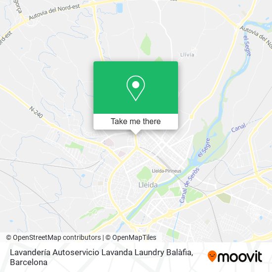 Lavandería Autoservicio Lavanda Laundry Balàfia map