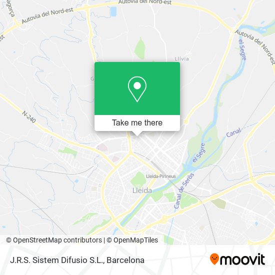 J.R.S. Sistem Difusio S.L. map