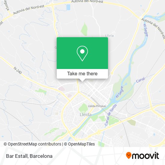 Bar Estall map