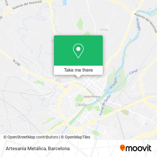 Artesania Metálica map