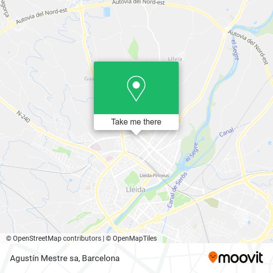 Agustín Mestre sa map