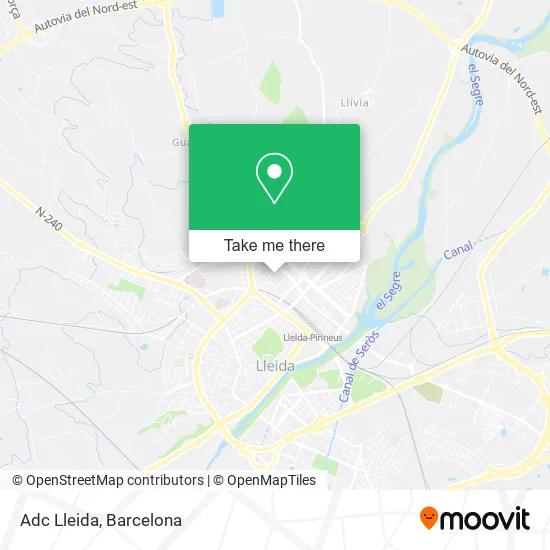 Adc Lleida map