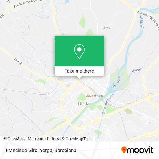 Francisco Girol Yerga map