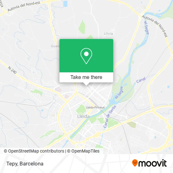Tepy map