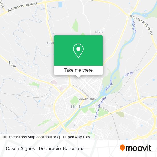 Cassa Aigues I Depuracio map