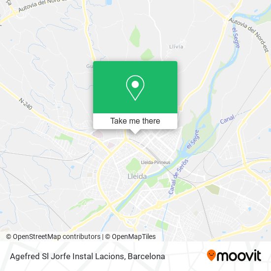 Agefred Sl Jorfe Instal Lacions map