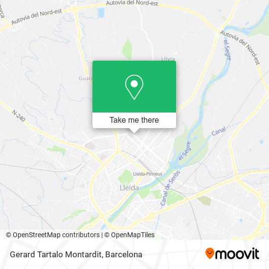 Gerard Tartalo Montardit map