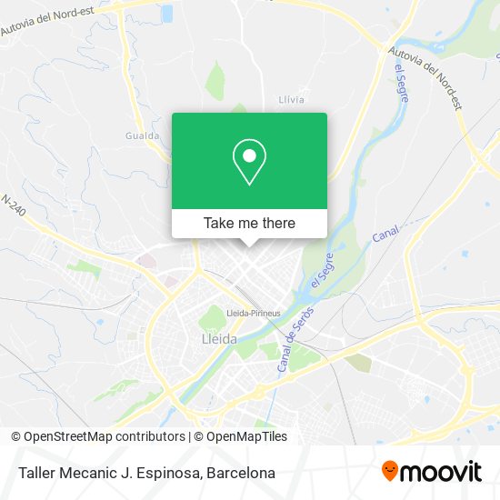 Taller Mecanic J. Espinosa map