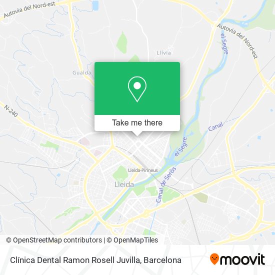 Clínica Dental Ramon Rosell Juvilla map