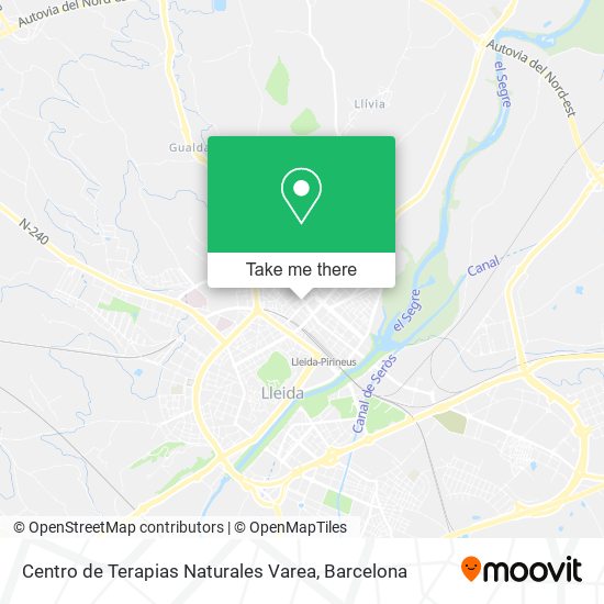 Centro de Terapias Naturales Varea map