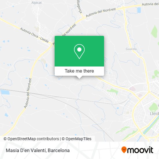 Masía D'en Valentí map