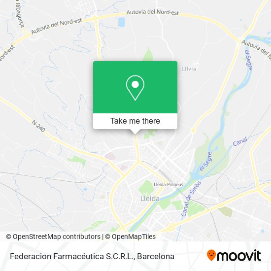 Federacion Farmacéutica S.C.R.L. map