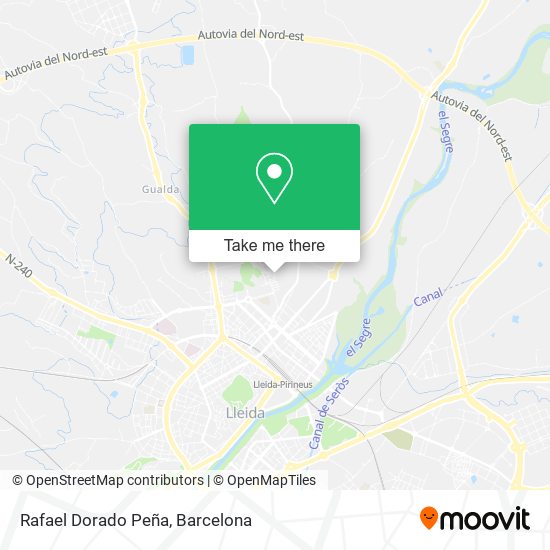 Rafael Dorado Peña map