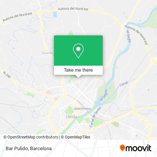 Bar Pulido map