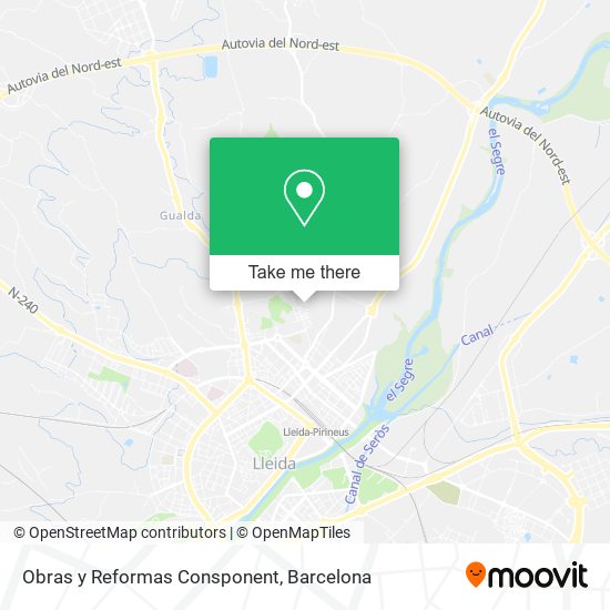 Obras y Reformas Consponent map