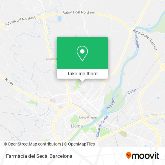 Farmàcia del Secà map