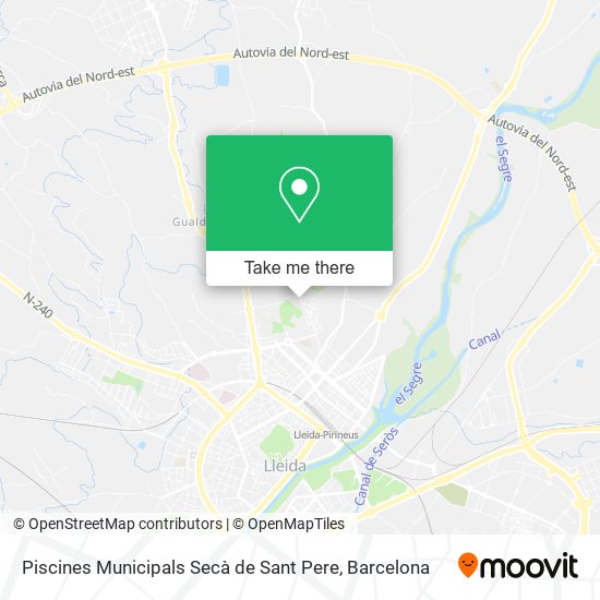 Piscines Municipals Secà de Sant Pere map