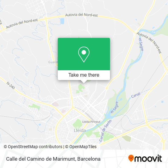 Calle del Camino de Marimunt map