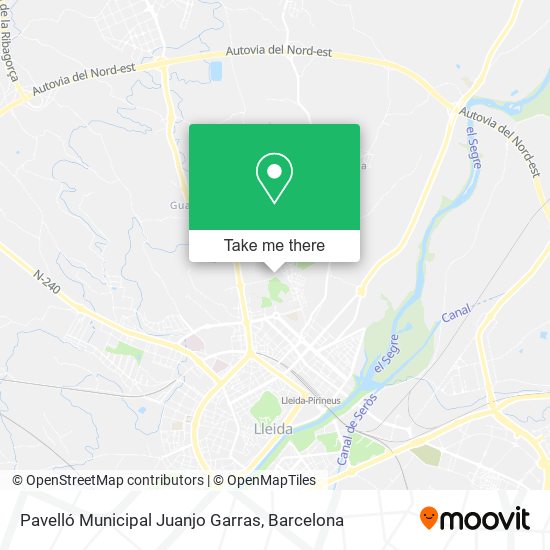 Pavelló Municipal Juanjo Garras map