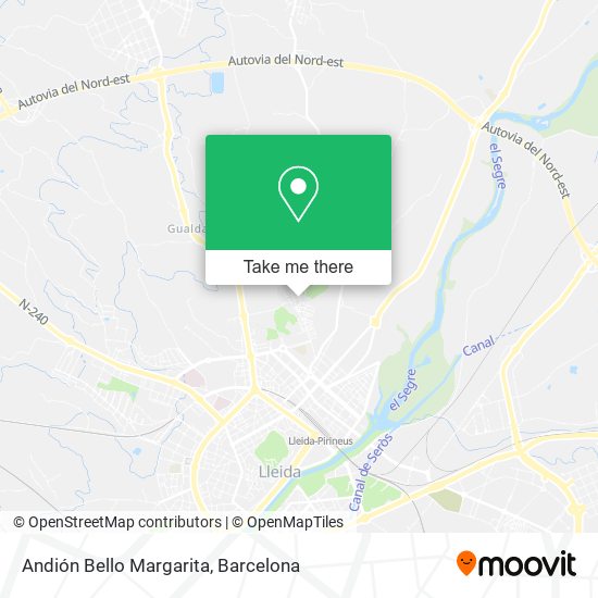 Andión Bello Margarita map